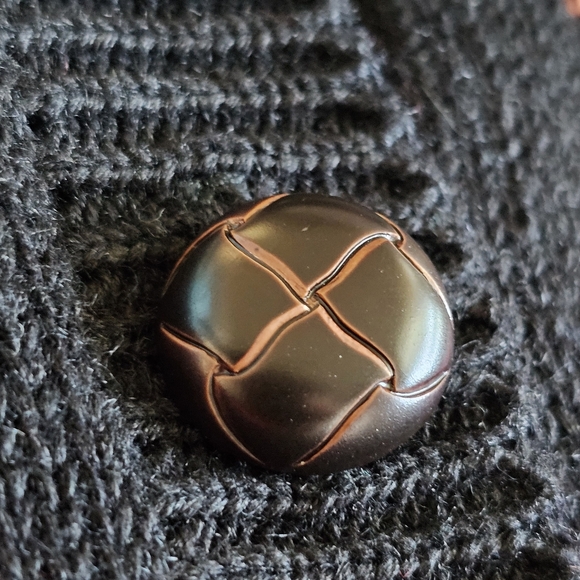 Vintage 1992 Susan Bristol Hand Knit Bear Pattern Colorful Cardigan Sweater Sz S - Picture 10 of 15